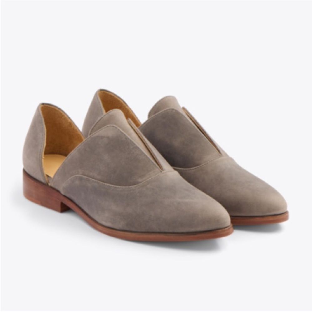 Nisolo Grey Emma d’Orsay oxfords